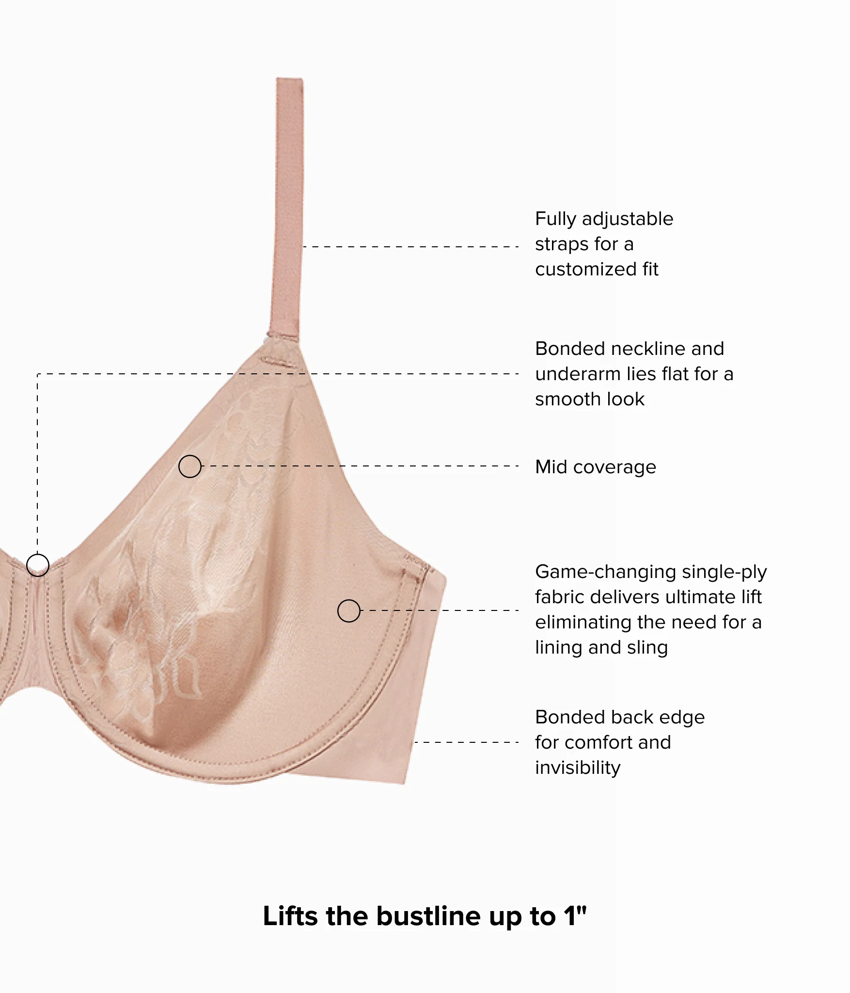 Confidence Boost™ Underwire Bra: Roebuck - Image 4