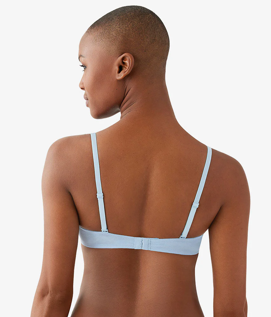 Cotton To A Tee Plunge T-Shirt Bra: Dream Blue - Image 3