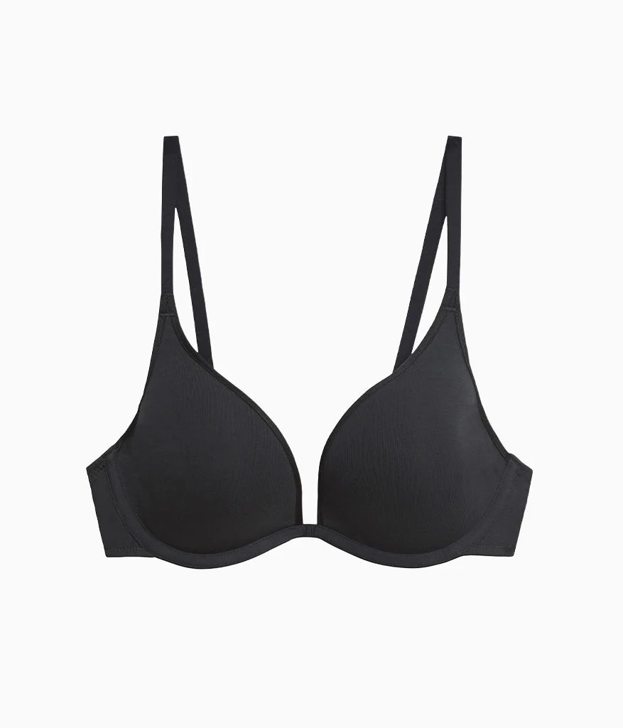 Cotton To A Tee Plunge T-Shirt Bra: Night - Image 5