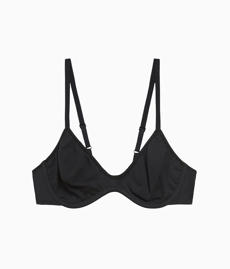 Cotton To A Tee Scoop Underwire Bra: Night - Image 5