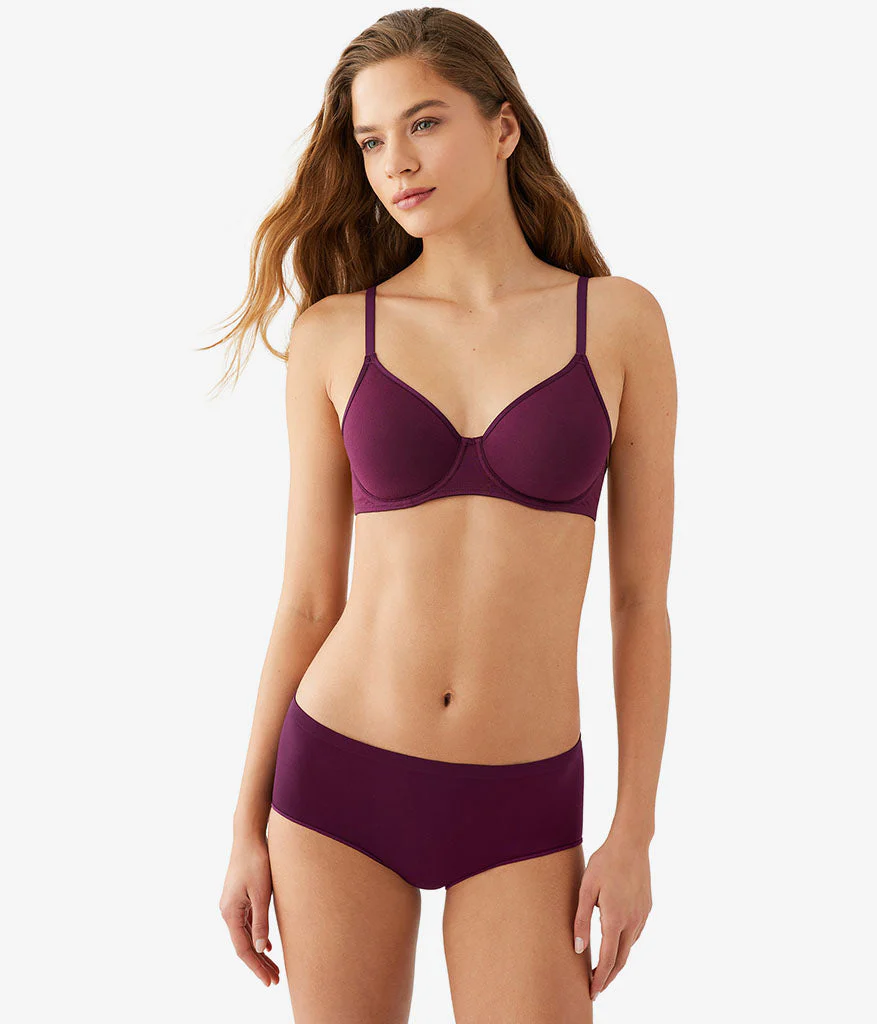 Cotton To A Tee Underwire Bra: Potent Purple - Image 4