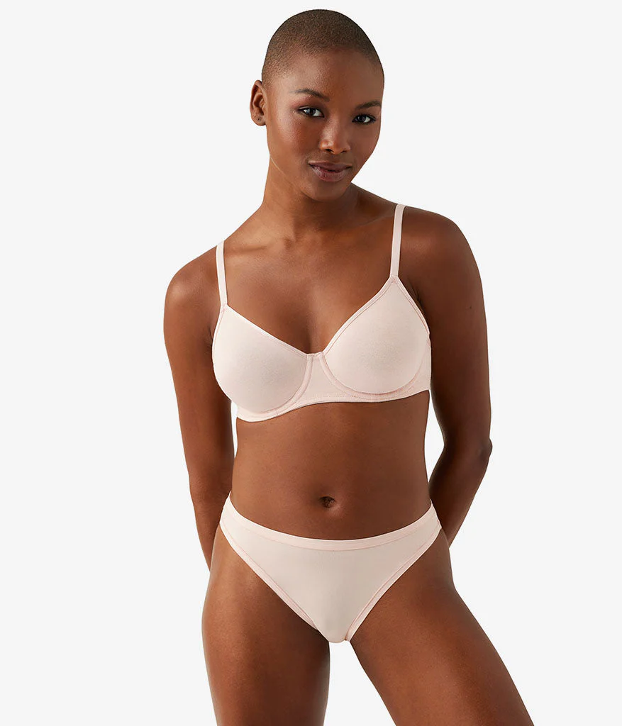 Cotton To A Tee Underwire Bra: Rose Smoke - Image 4