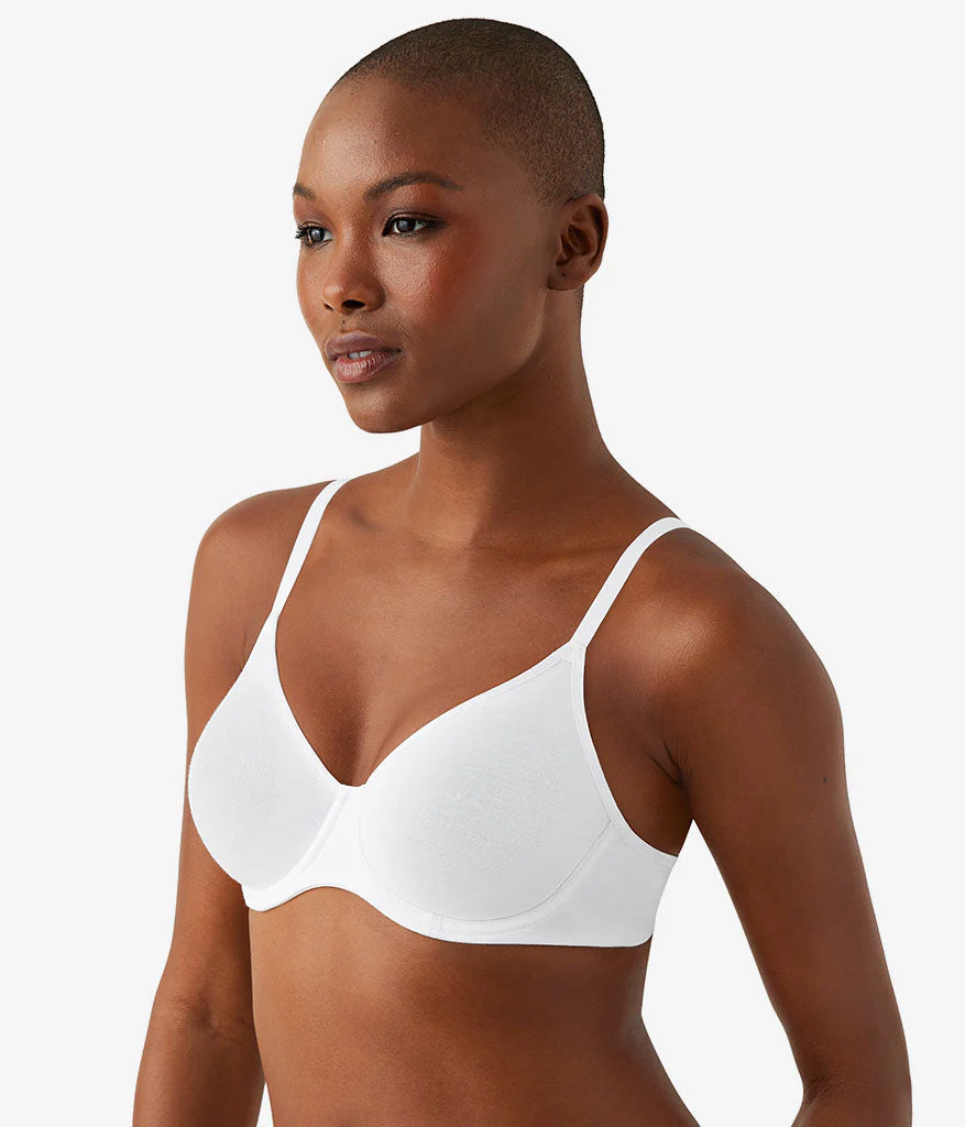 Cotton To A Tee Underwire Bra: White - Image 2