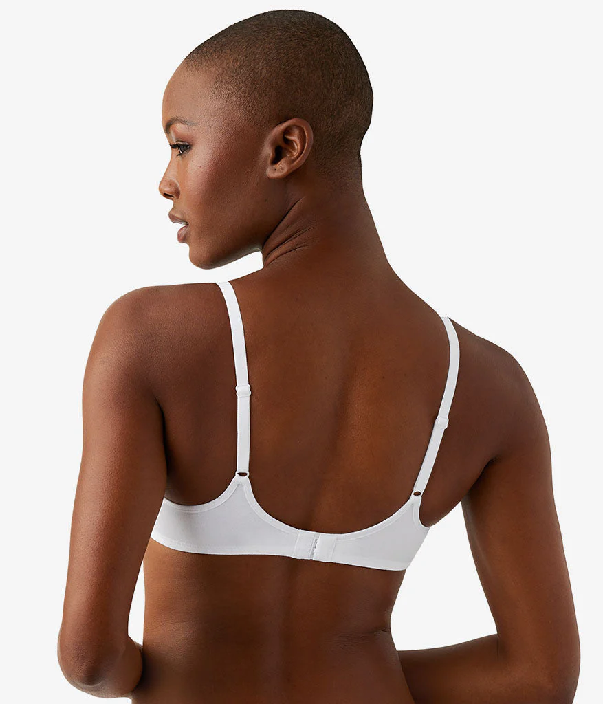Cotton To A Tee Underwire Bra: White - Image 3