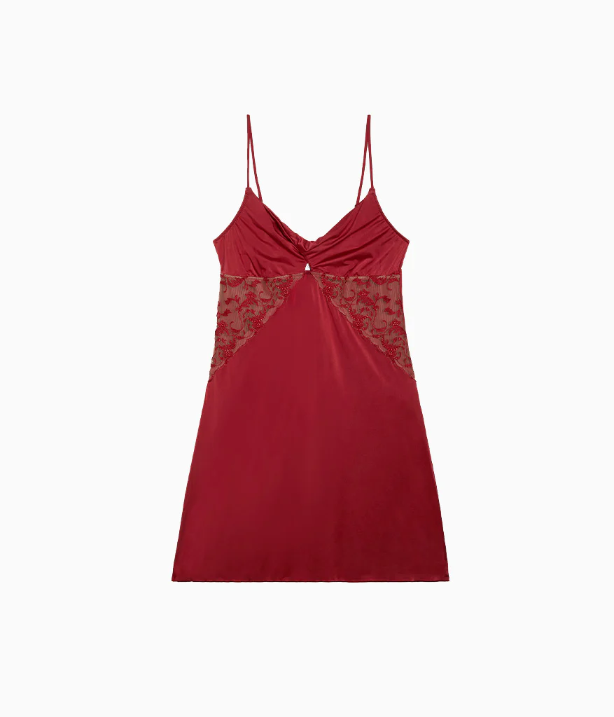 Dramatic Interlude Chemise: Deep Red - Image 4