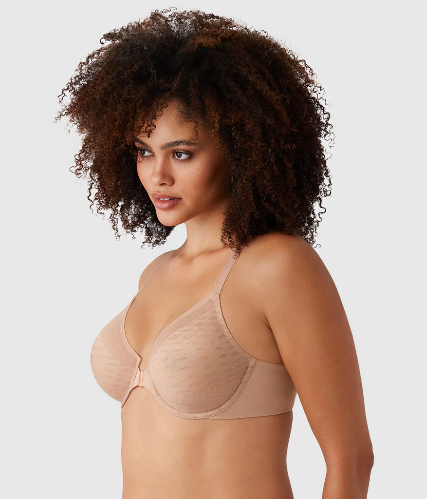 Elevated Allure Front Close Underwire Bra: Roebuck - Image 3