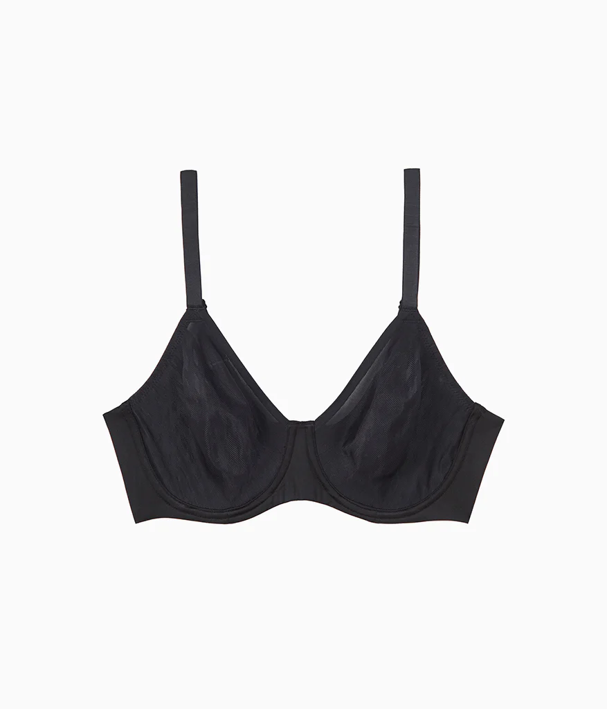 Elevated Allure Underwire Bra: Black - Image 4