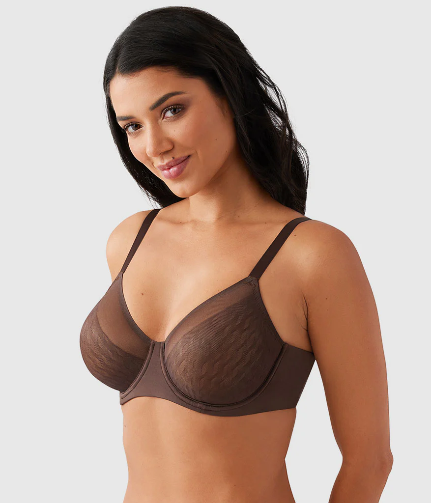 Elevated Allure Underwire Bra: Hot Fudge - Image 3