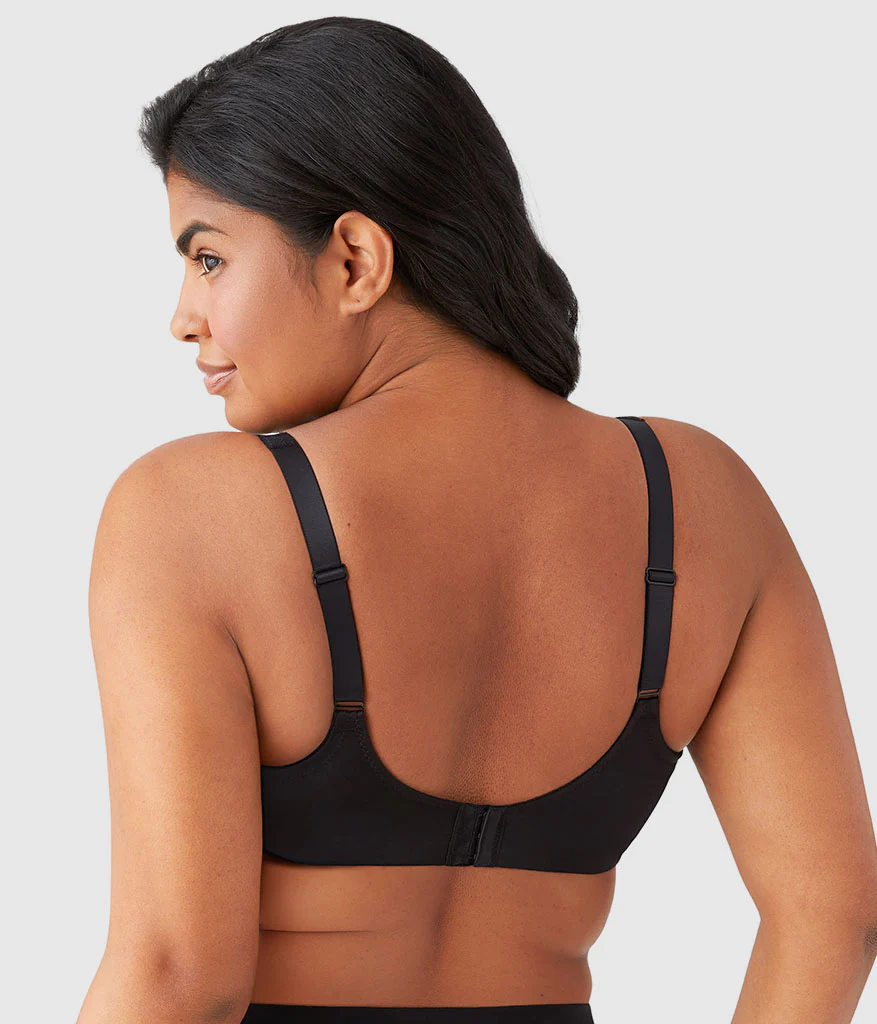 Elevated Allure Wire Free Bra: Black - Image 2