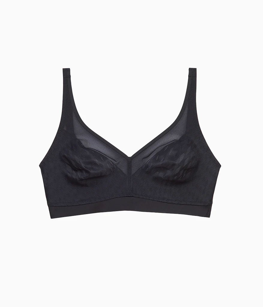Elevated Allure Wire Free Bra: Black - Image 5