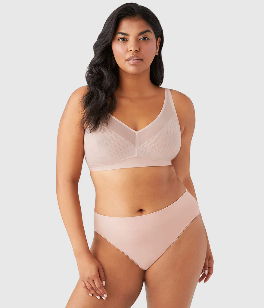 Elevated Allure Wire Free Bra: Rose Dust - Image 4