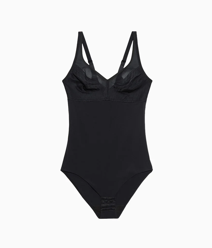 Elevated Allure Wire Free Shaping Body Briefer: Black - Image 4