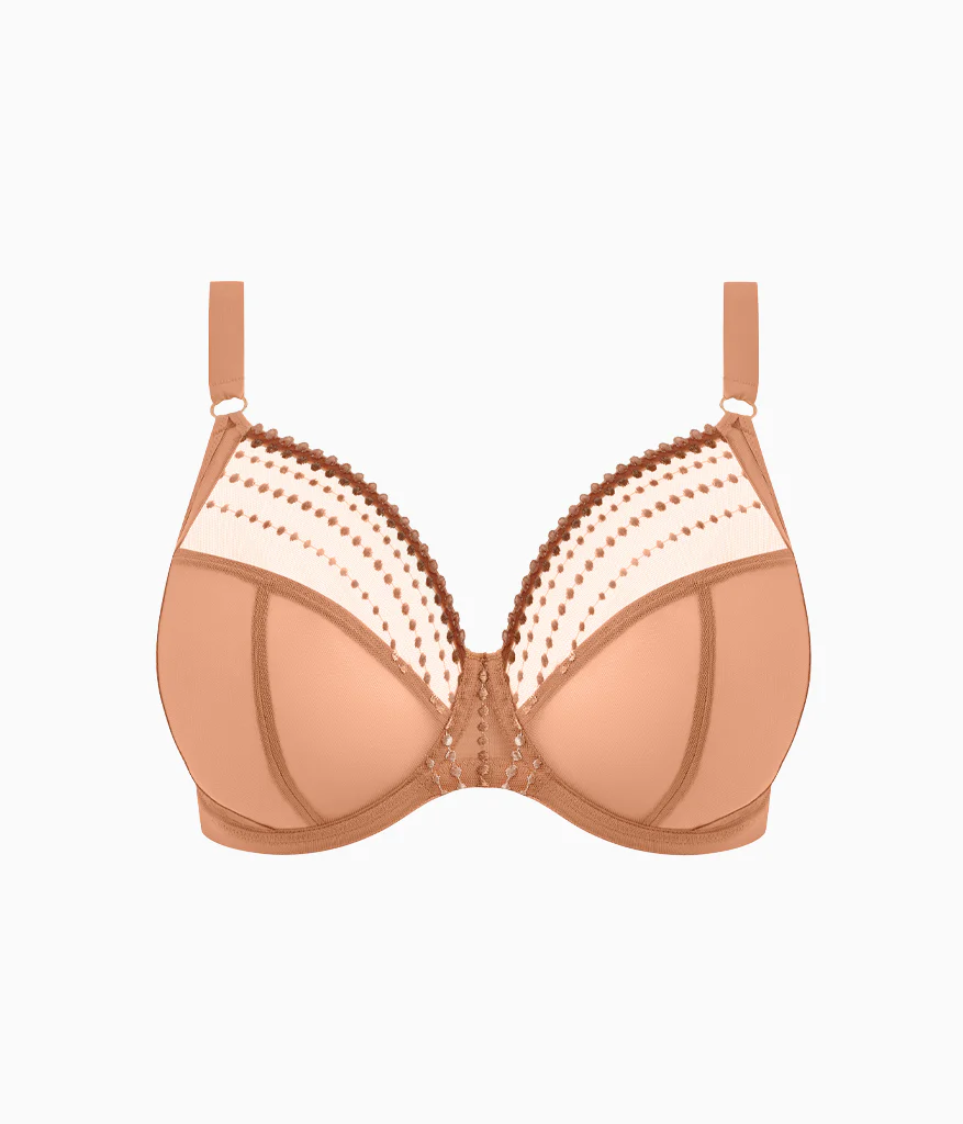 Matilda Underwire Plunge Bra: Cafe Au Lait - Image 5