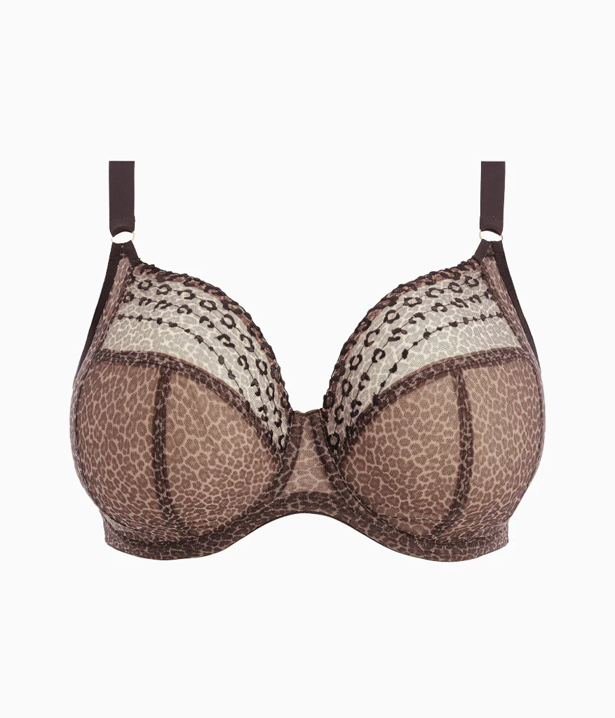 Matilda Underwire Plunge Bra: Leopard - Image 5