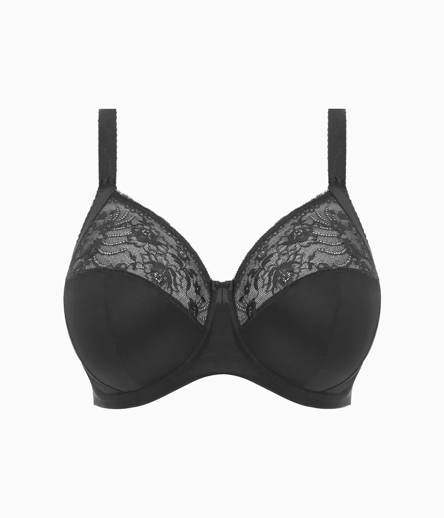 Morgan Stretch Banded Underwire Bra: Black - Image 4