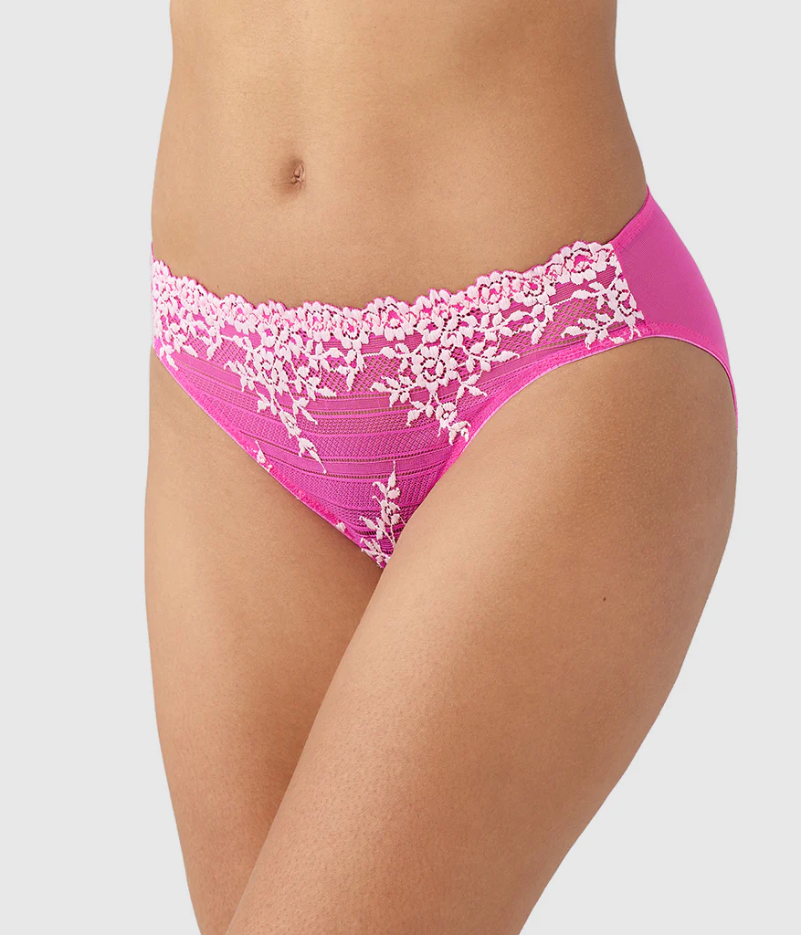 Embrace Lace® Bikini: Wild Azalea/Cradle Pink - Image 3