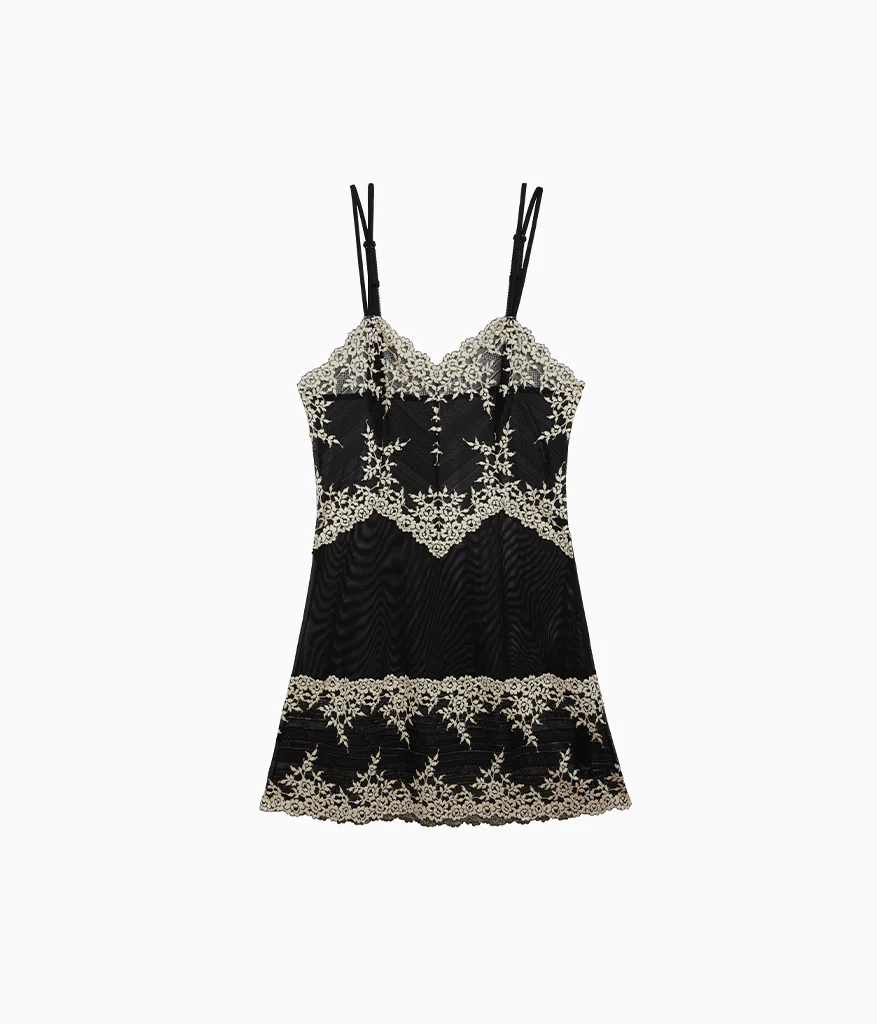Embrace Lace® Chemise: Black - Image 4
