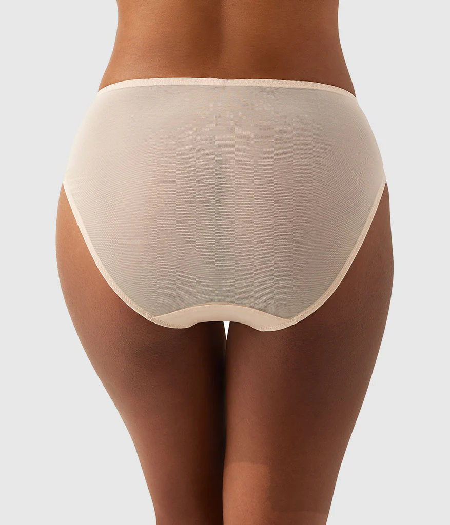 Embrace Lace® Hi-Cut: Sand/Ivory - Image 3