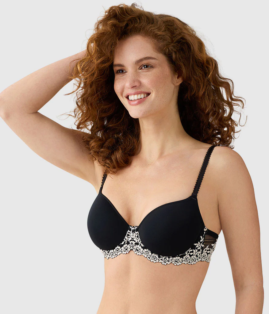 Embrace Lace® T-Shirt Bra: Black - Image 3