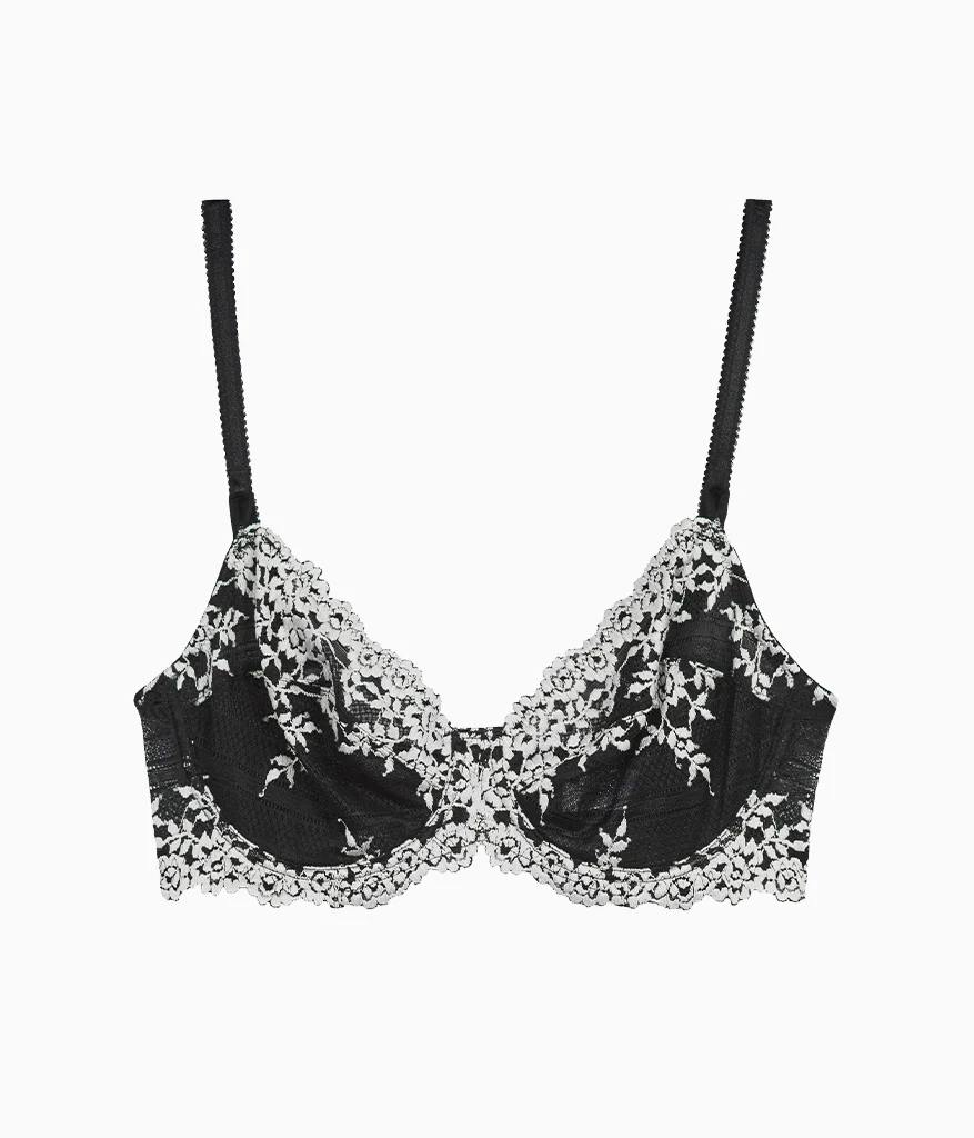 Embrace Lace®  Underwire Bra: Black - Image 4