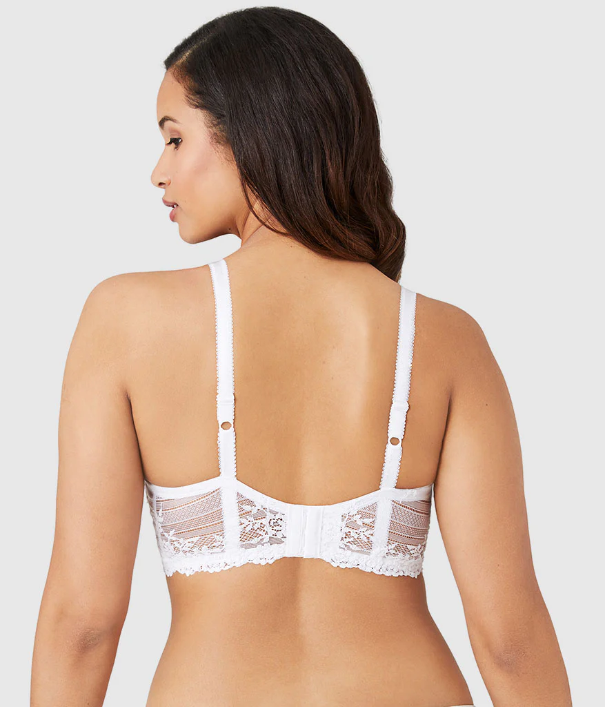 Embrace Lace® Underwire Bra: Delicious White - Image 3