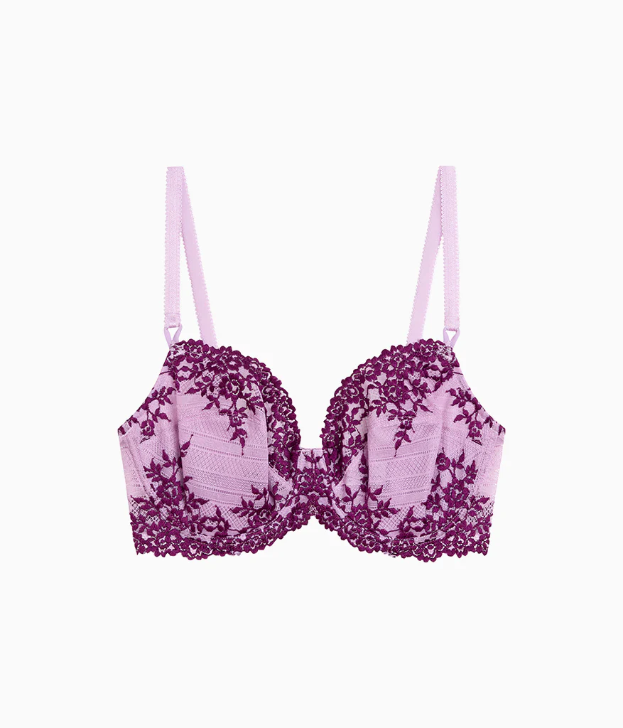 Embrace Lace® Underwire Bra: Lavender Sage/Dark Purple - Image 6