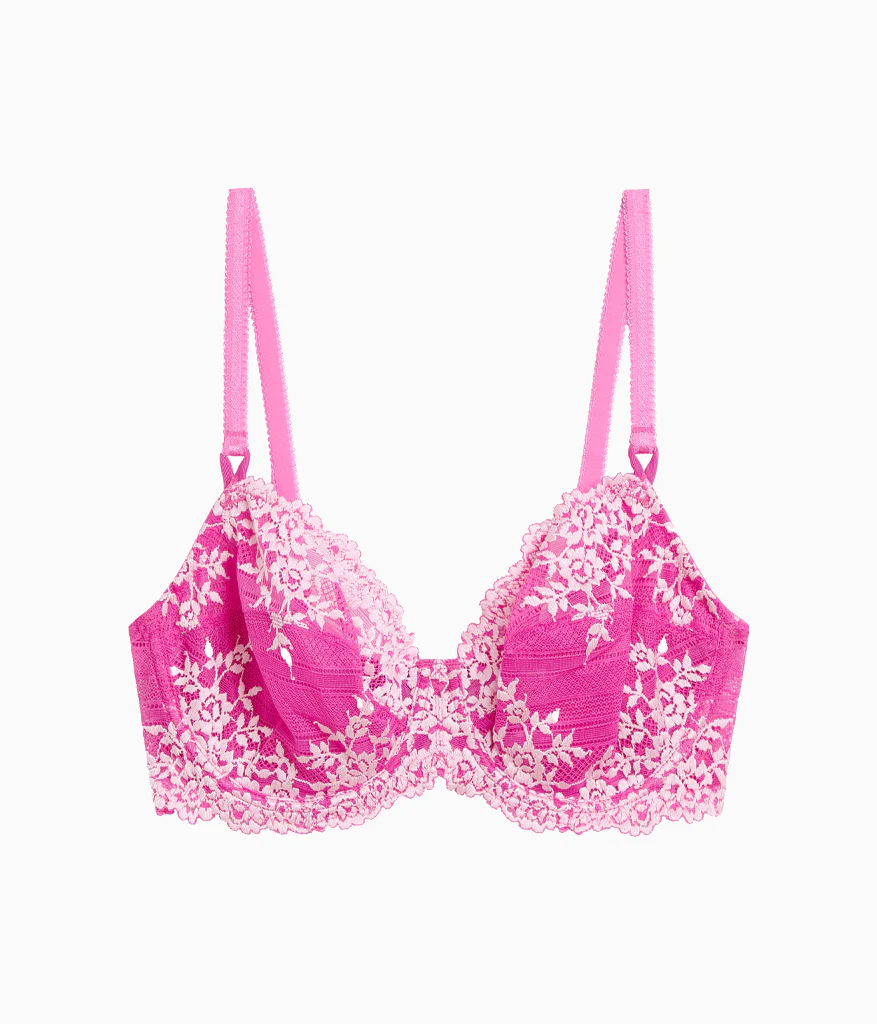 Embrace Lace® Underwire Bra: Wild Azalea/Cradle Pink - Image 5