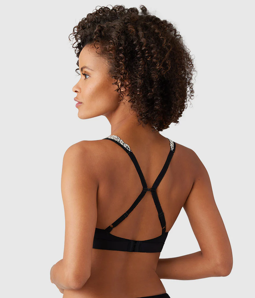Embrace Lace® Wire Free Bralette: Black - Image 4