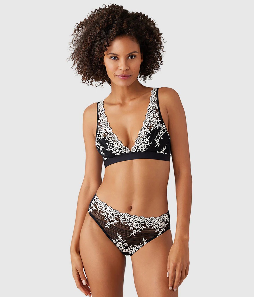 Embrace Lace® Wire Free Bralette: Black - Image 5