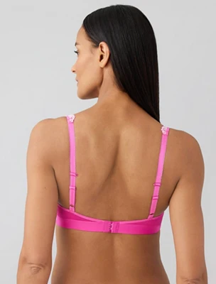 Embrace Lace® Wire Free Bralette: Blue Depths/Cordovan - Image 5