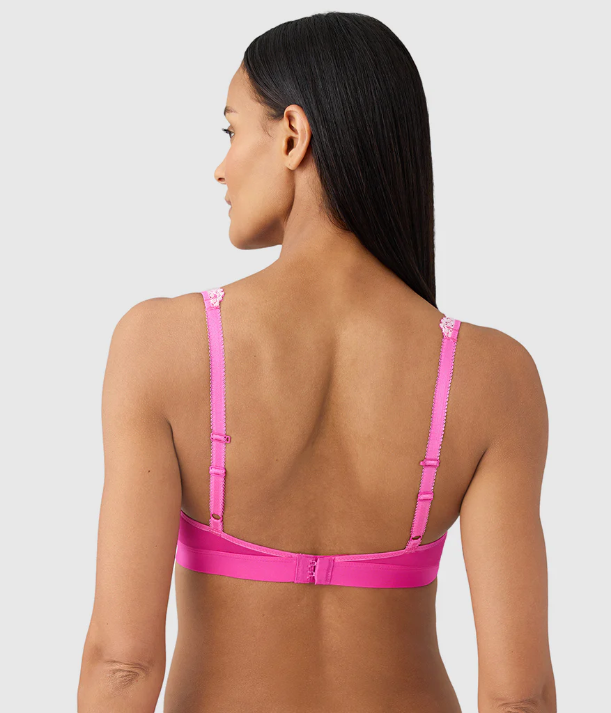 Embrace Lace® Wire Free Bralette: Wild Azalea/Cradle Pink - Image 2