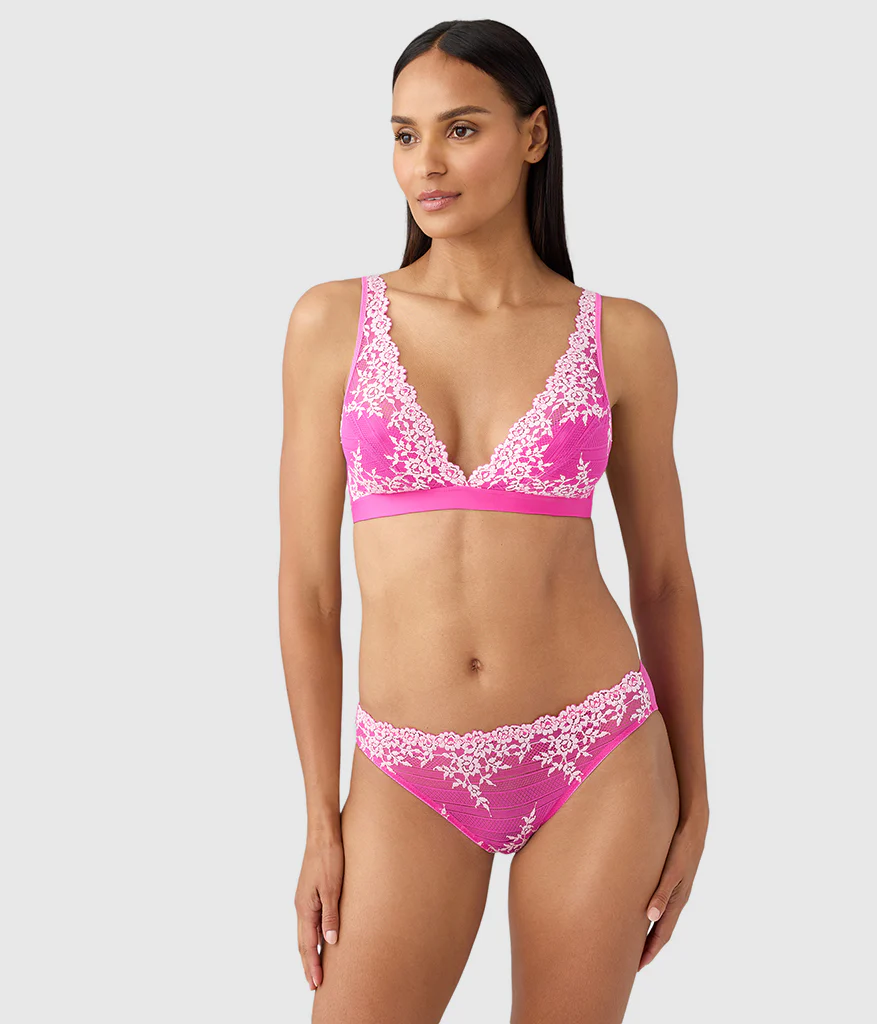 Embrace Lace® Wire Free Bralette: Wild Azalea/Cradle Pink - Image 5