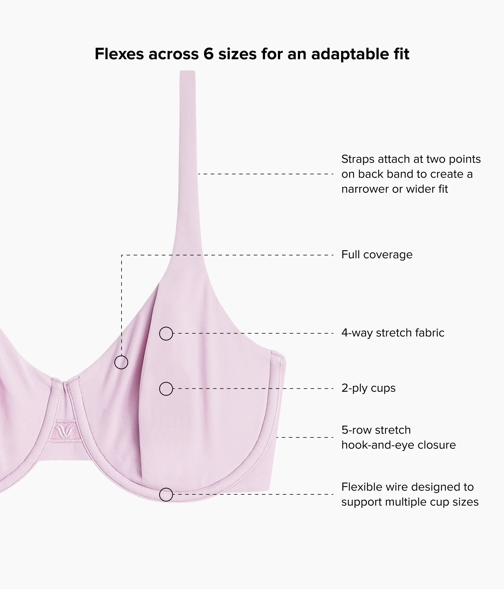 Ever Flexing™ Underwire Bra: Keepsake Lilac - Image 6