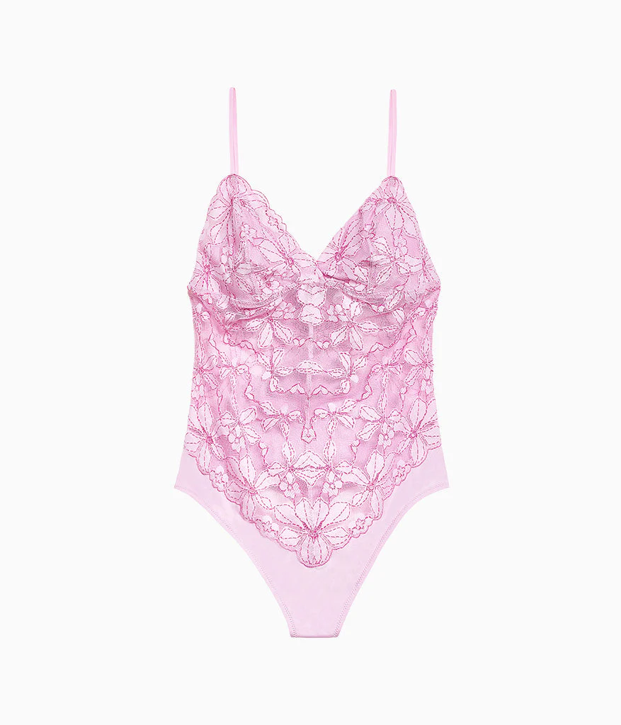 Feeling Famous Bodysuit: Pink Lavender/Very Berry - Image 4