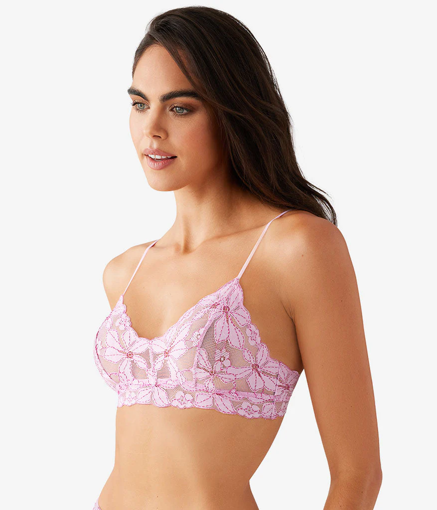Feeling Famous Bralette: Pink Lavender/Very Berry - Image 2