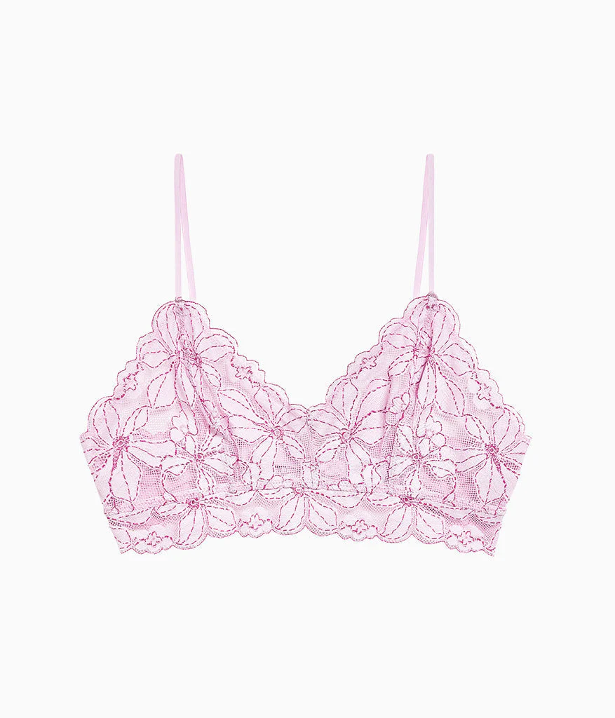 Feeling Famous Bralette: Pink Lavender/Very Berry - Image 5