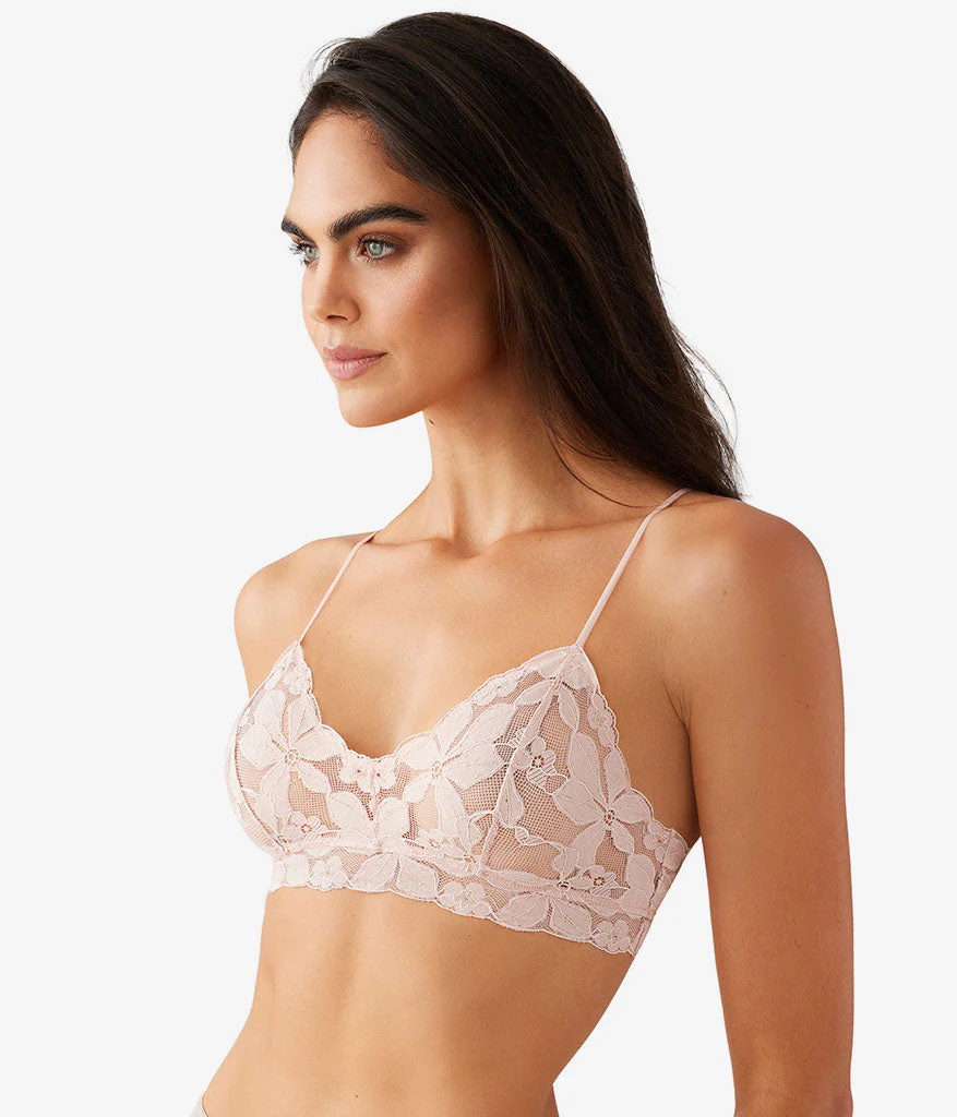 Feeling Famous Bralette: Rose Smoke/White - Image 2