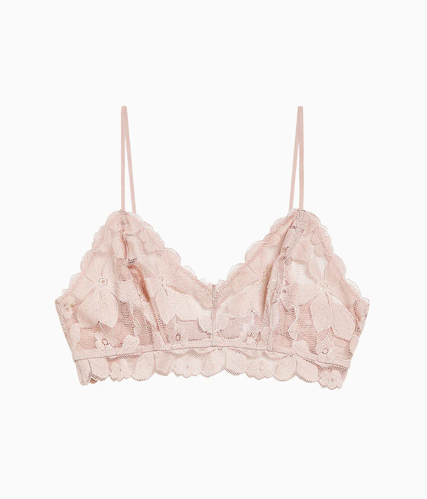 Feeling Famous Bralette: Rose Smoke/White - Image 5