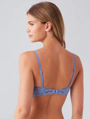 Feeling Famous Wire Free Push Up Bra: Rose Smoke/White - Image 6