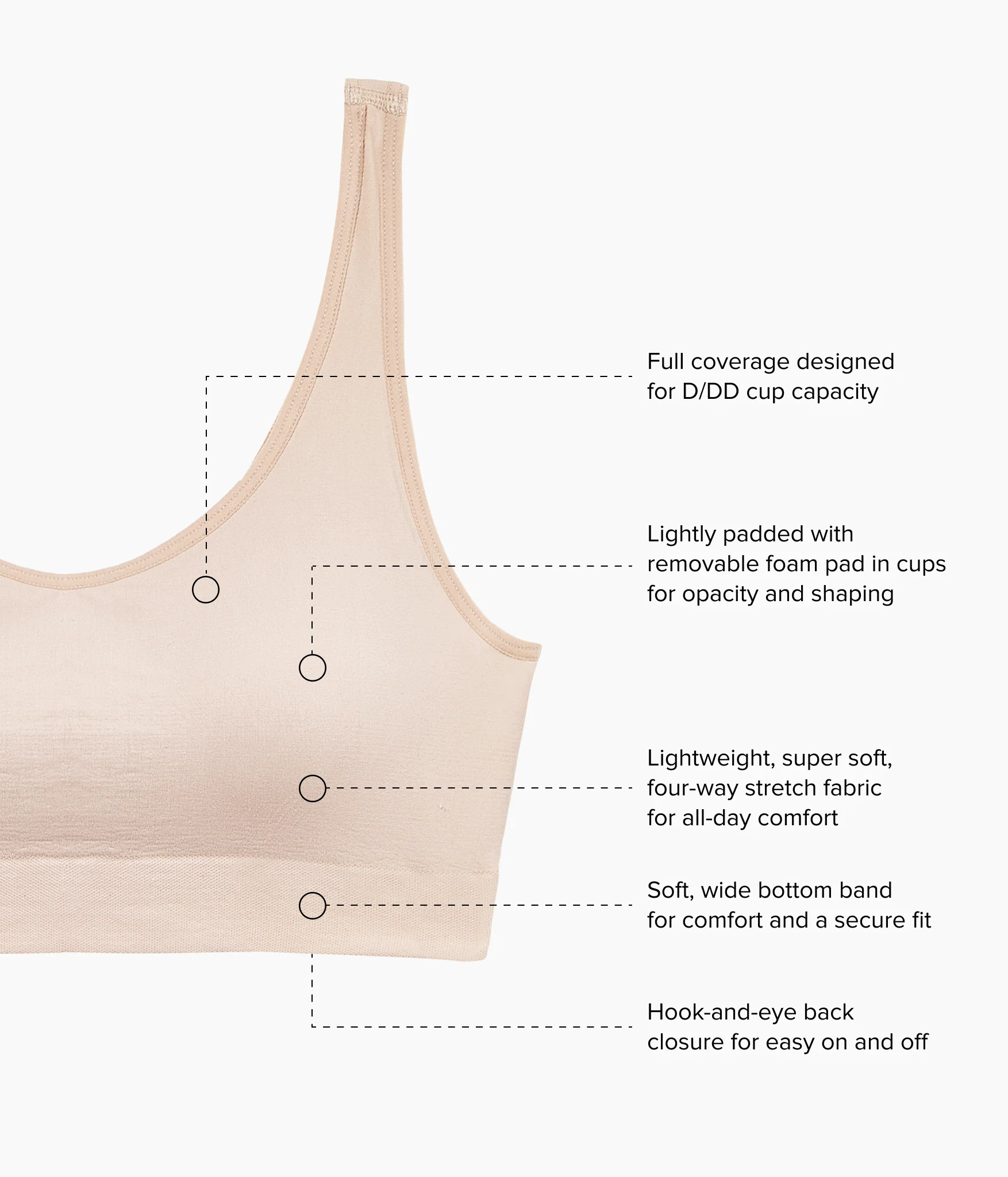 Feeling Flexible Bralette: Rose Dust - Image 5