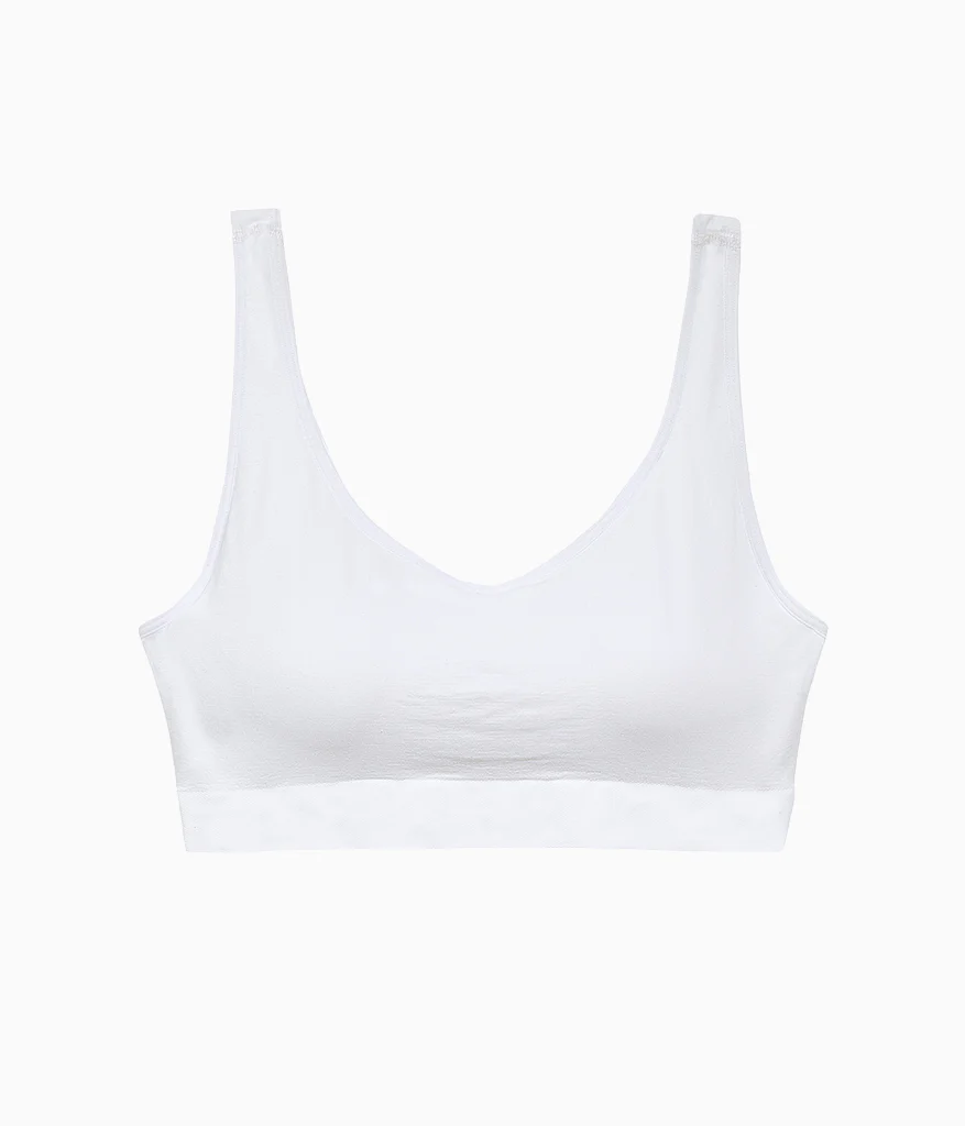 Feeling Flexible Bralette: White - Image 5