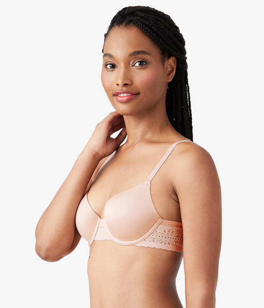 Future Foundation T-Shirt Bra with Lace: Rose Smoke - Image 2