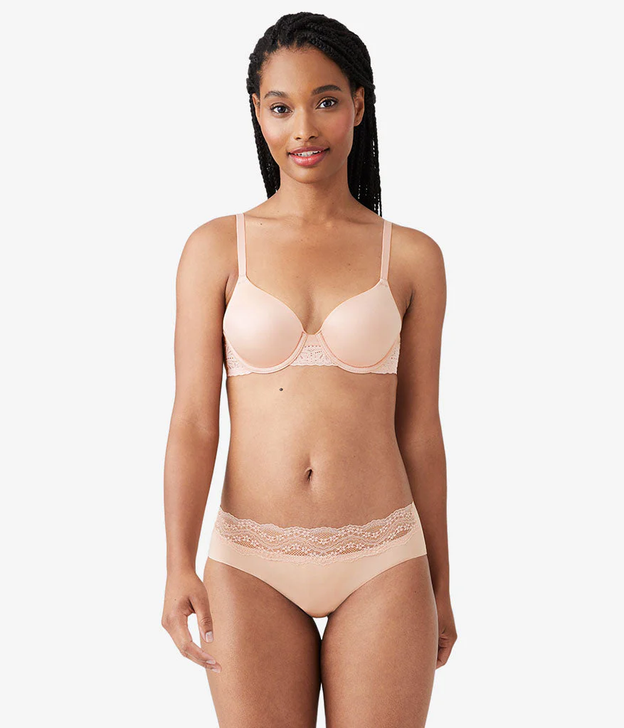Future Foundation T-Shirt Bra with Lace: Rose Smoke - Image 4