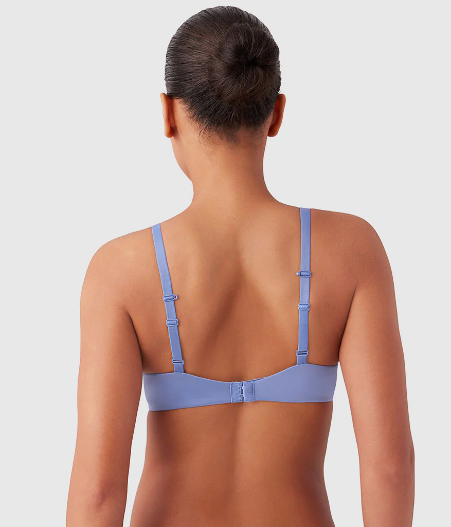 Future Foundation Wire Free T-Shirt Bra: Country Blue - Image 3