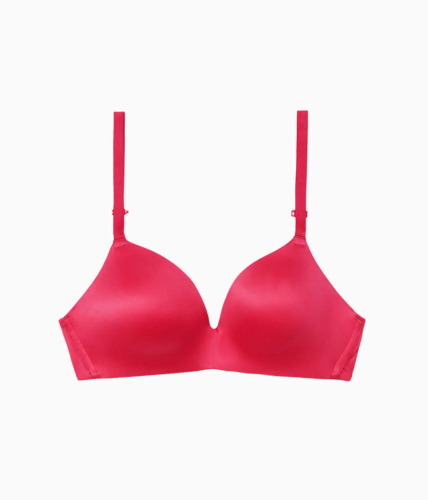 Future Foundation Wire Free T-Shirt Bra: Persian Red - Image 4