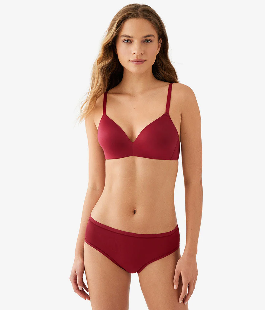 Future Foundation Wire Free T-Shirt Bra: Rhubarb - Image 4