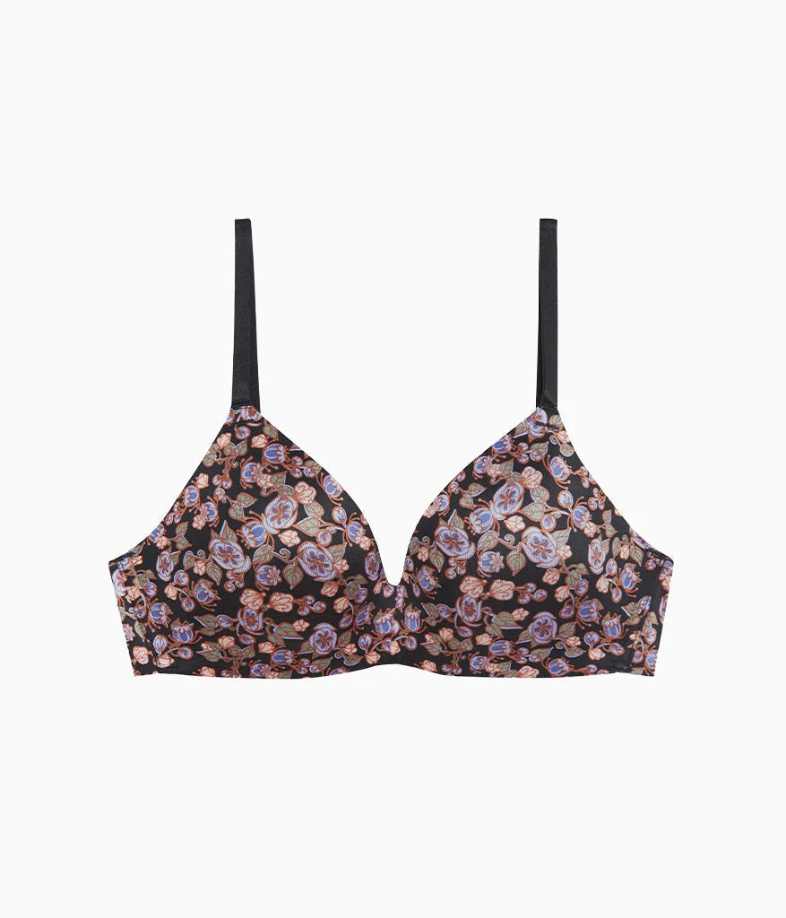 Future Foundation Wire Free T-Shirt Bra: Vintage Floral - Image 5