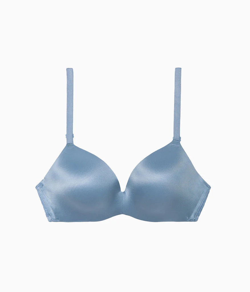 Future Foundation Wire Free T-Shirt Bra with Lace: Troposphere - Image 5