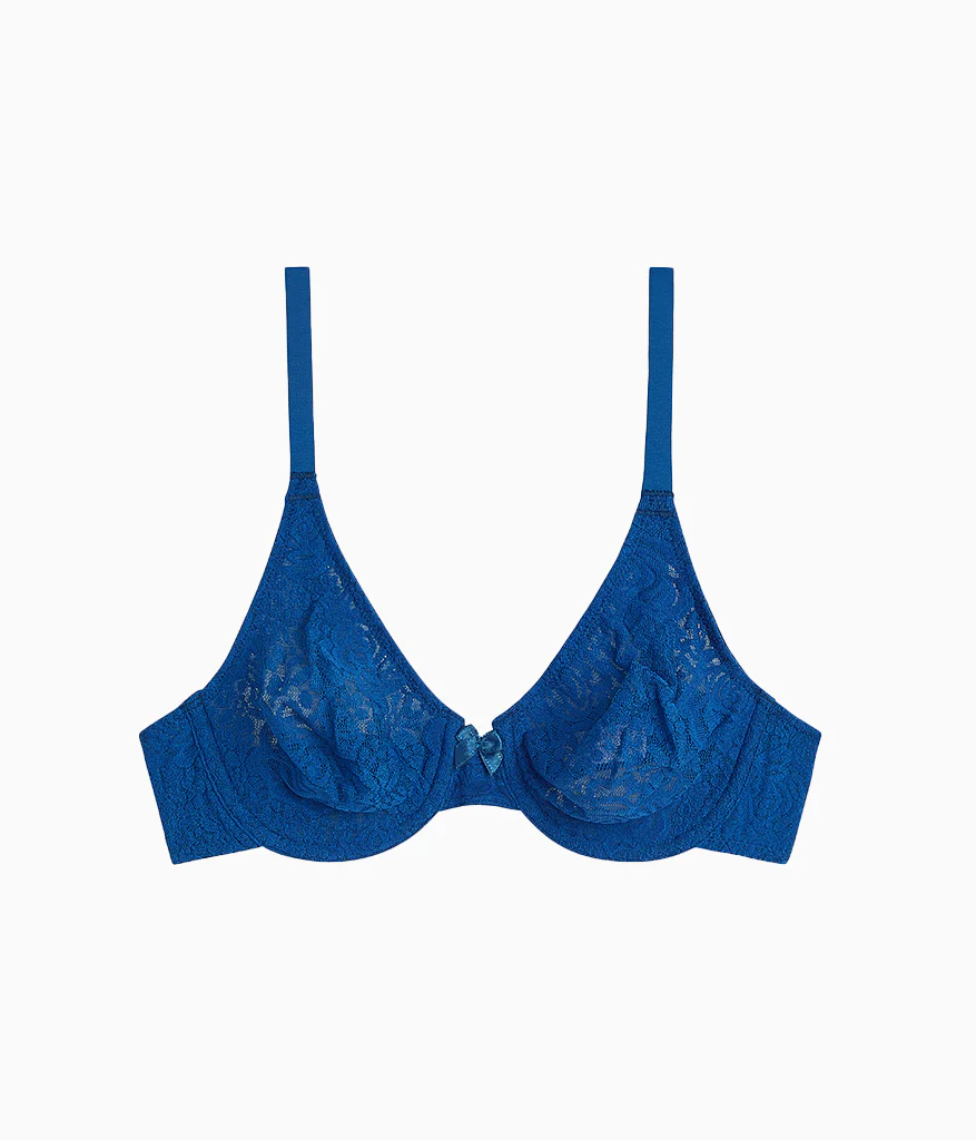 Halo Lace Underwire Bra: Poseidon - Image 5