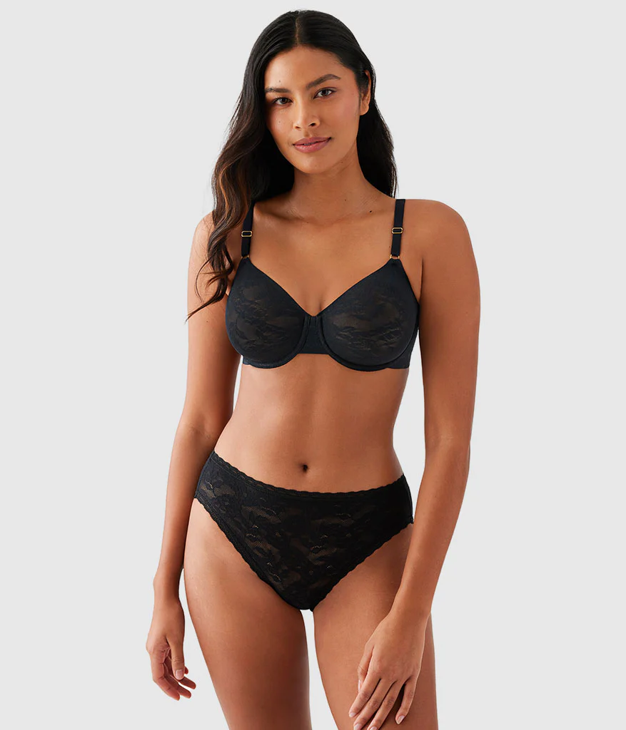 High Profile™ Underwire Bra: Black - Image 4